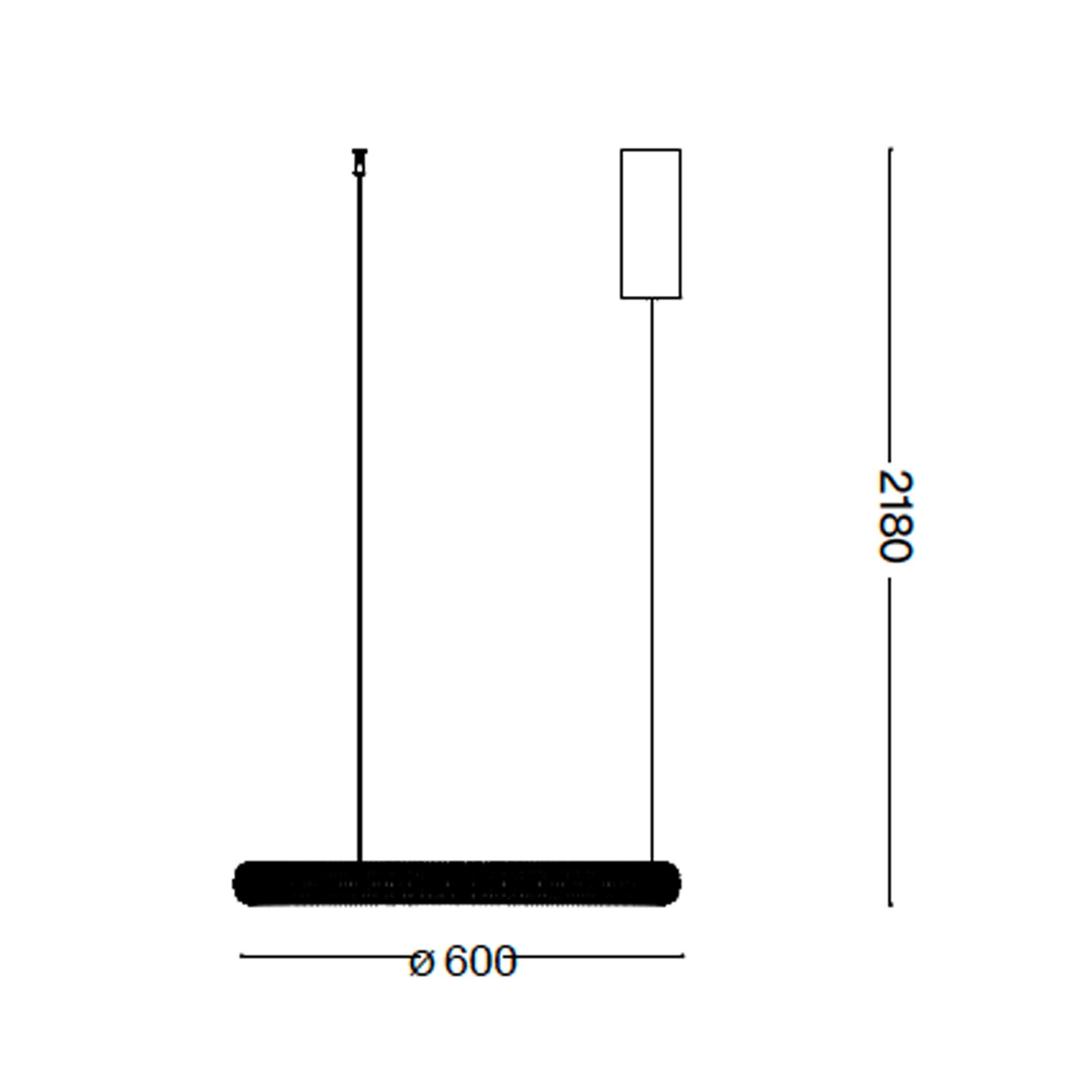 Ideal lux Miracle LED Pendelleuchte linear