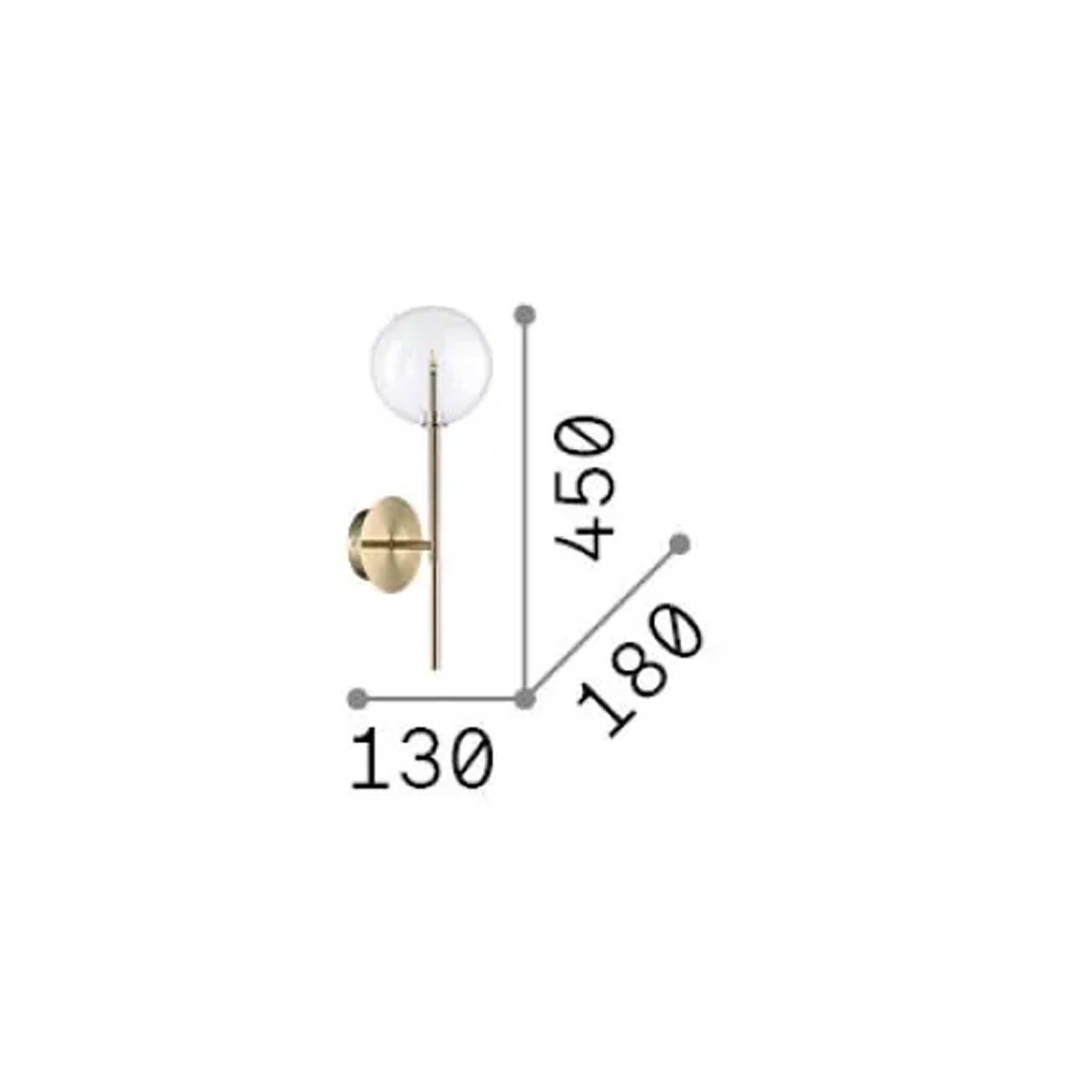 Ideal Lux Equinoxe G4 nástěnné svítidlo