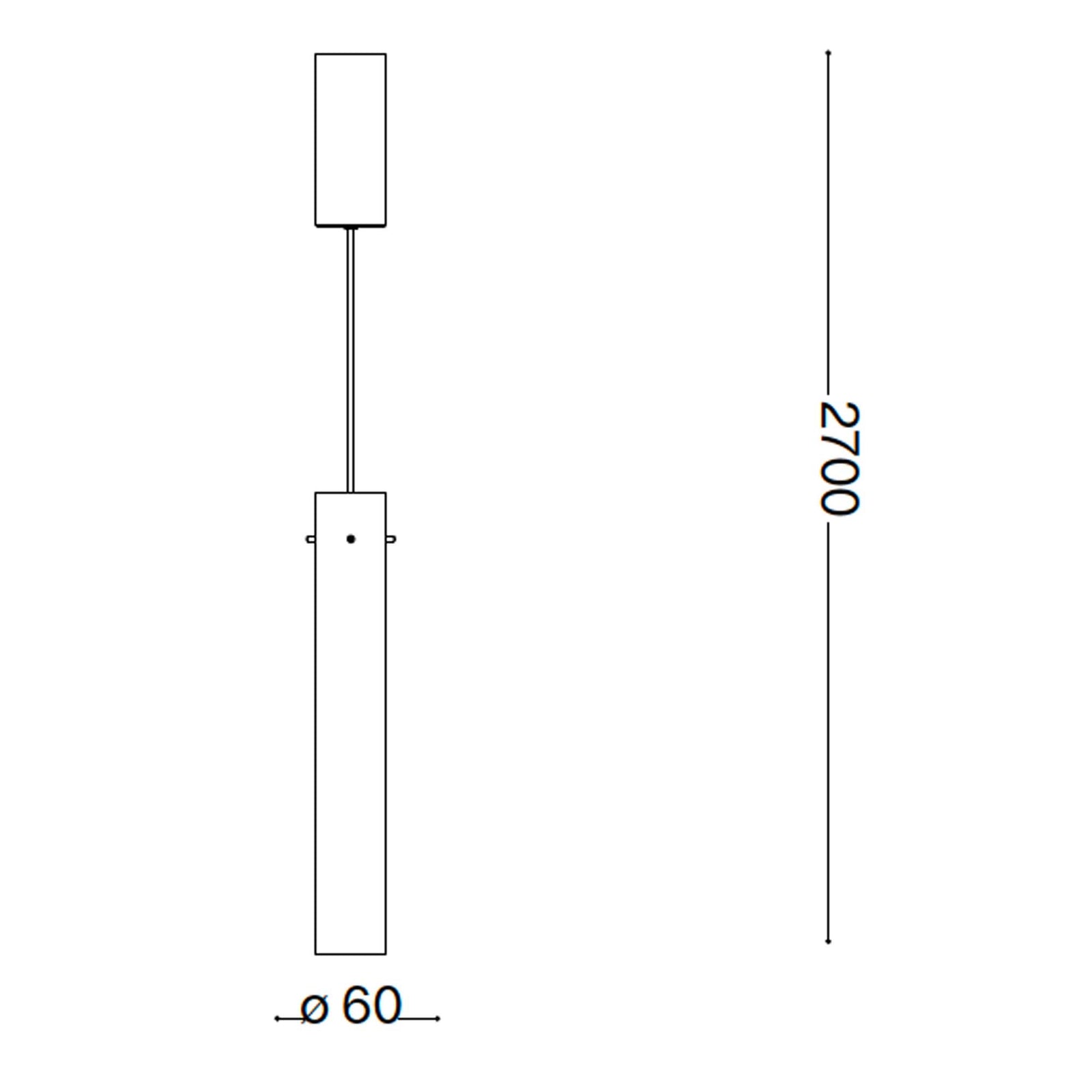 Ideal lux Flam LED-Pendelleuchte