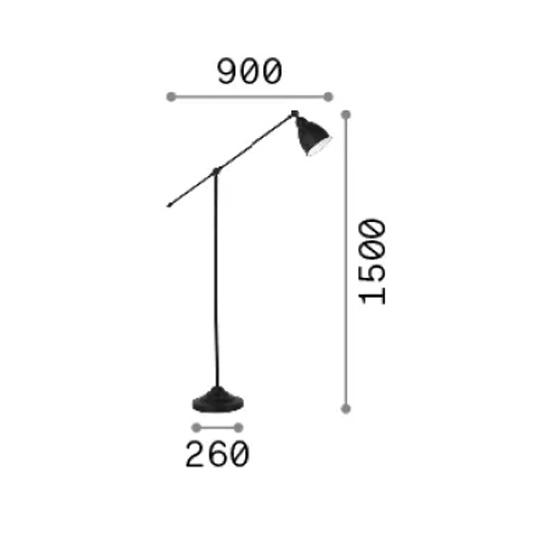 Ideal Lux Newton E27 stojací svítidlo