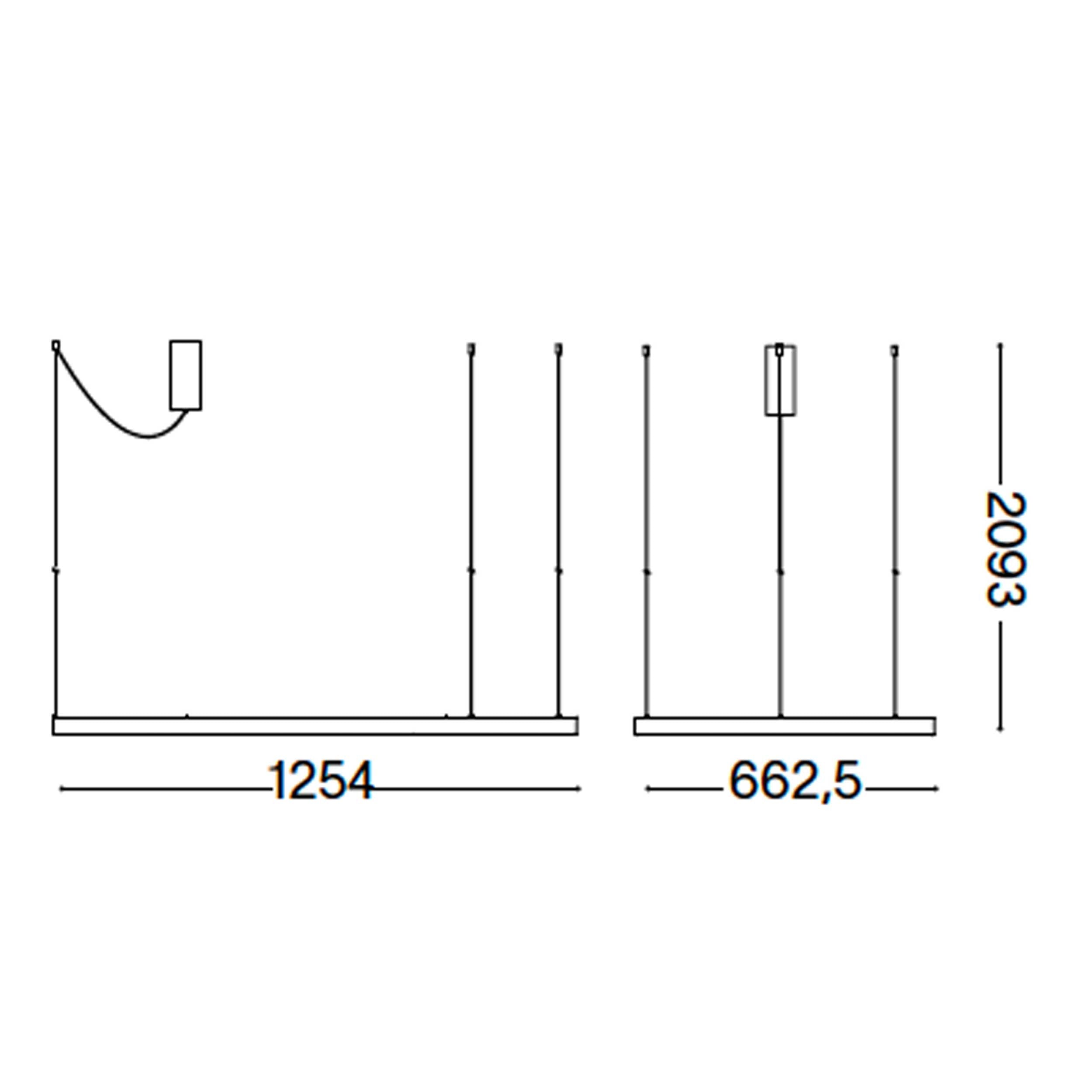 Ideal lux Waves LED-Pendelleuchte