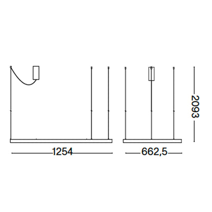 Ideal lux Waves LED-Pendelleuchte