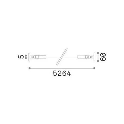 Ideal Lux Tesi flexibles Aluminiumprofil für LED 