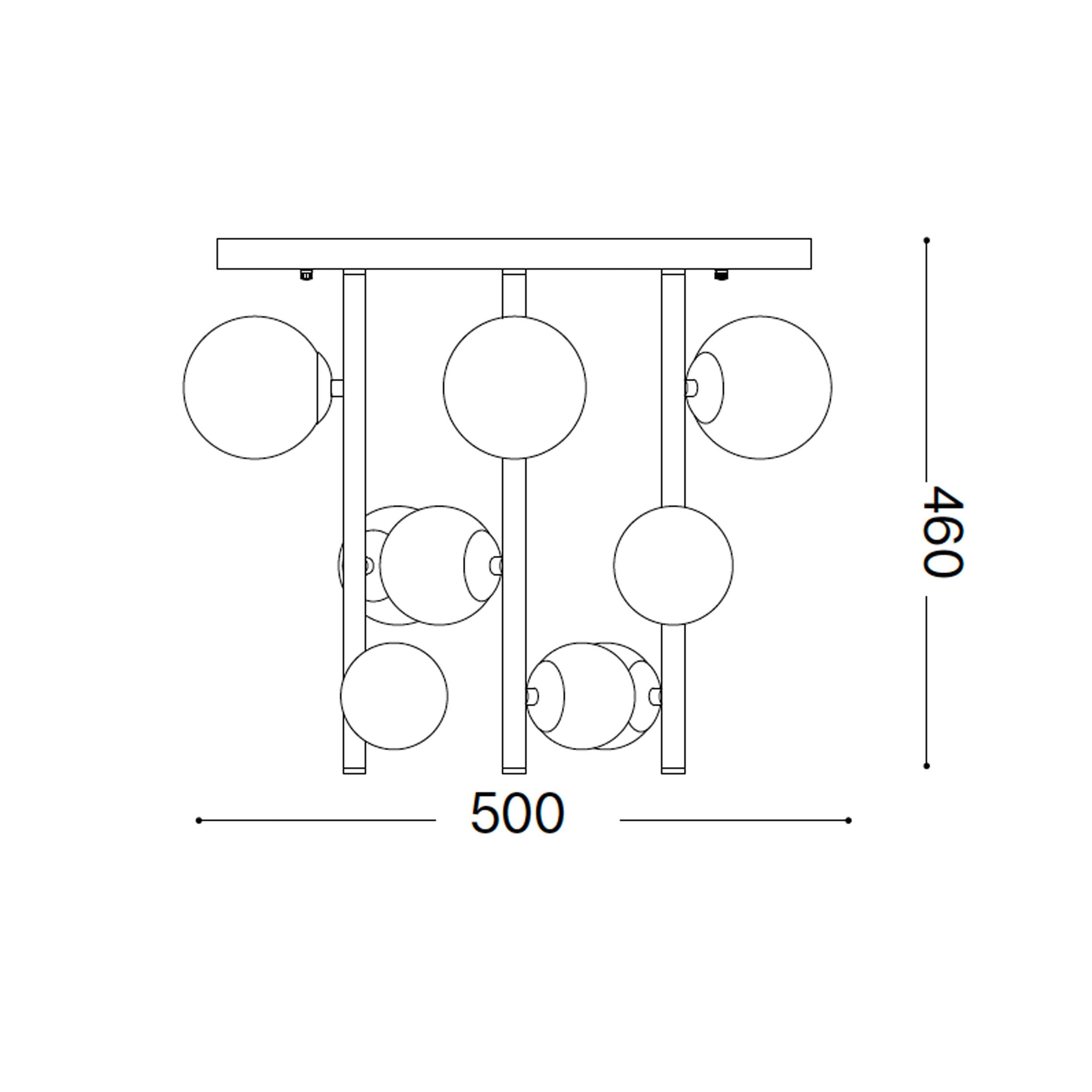 Ideal lux Perlage G9 Pendel-Deckenleuchte