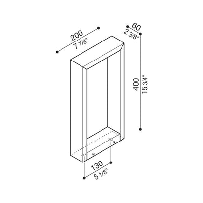 Lombardo Arke LED-Außensäulenleuchte IP66 AC DIRECT