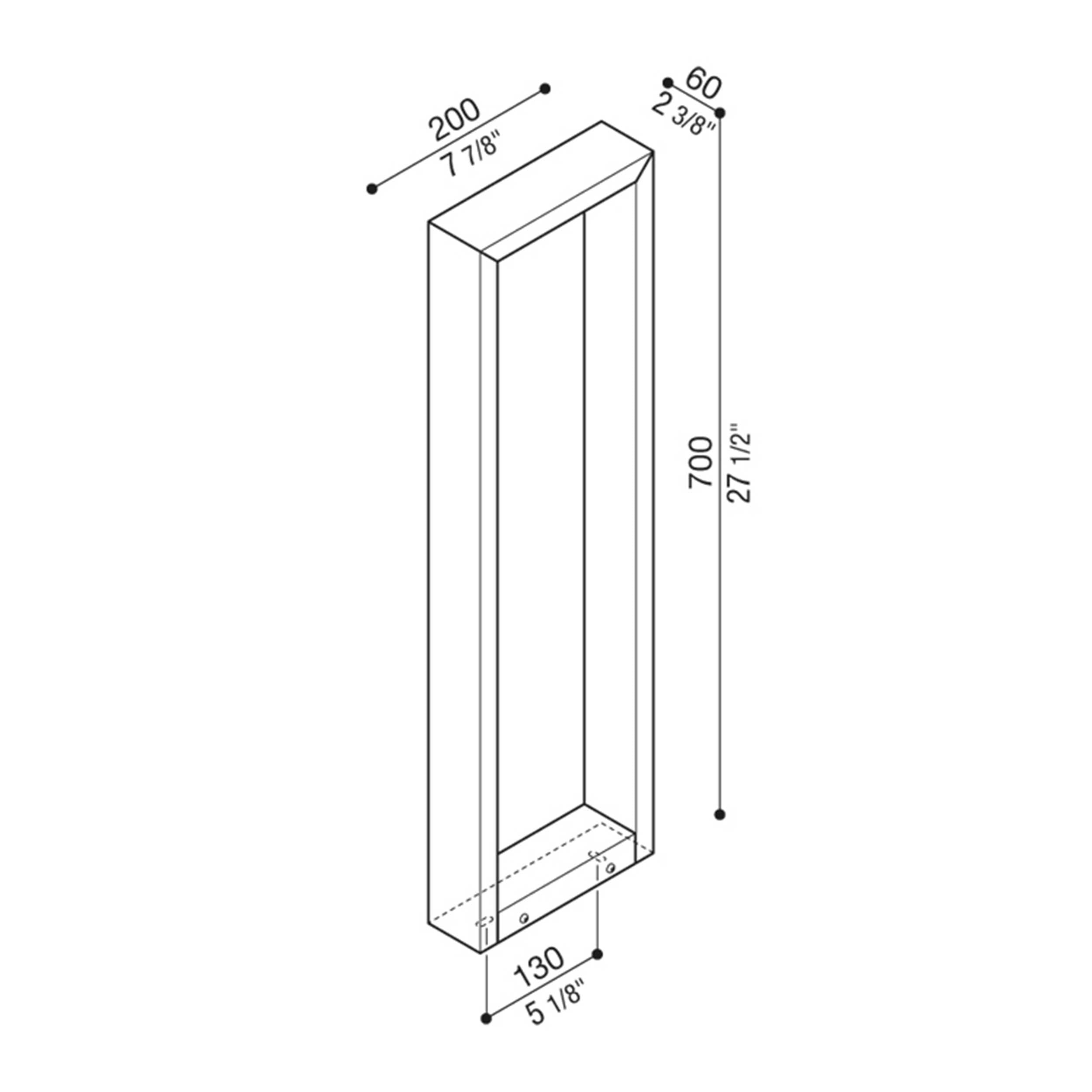 Lombardo Arke LED-Außensäulenleuchte IP66 AC DIRECT