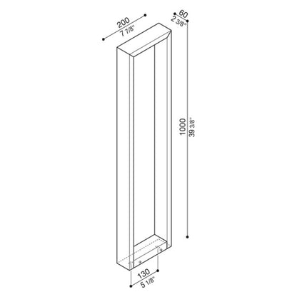 Lombardo Arke LED-Außensäulenleuchte IP66 AC DIRECT