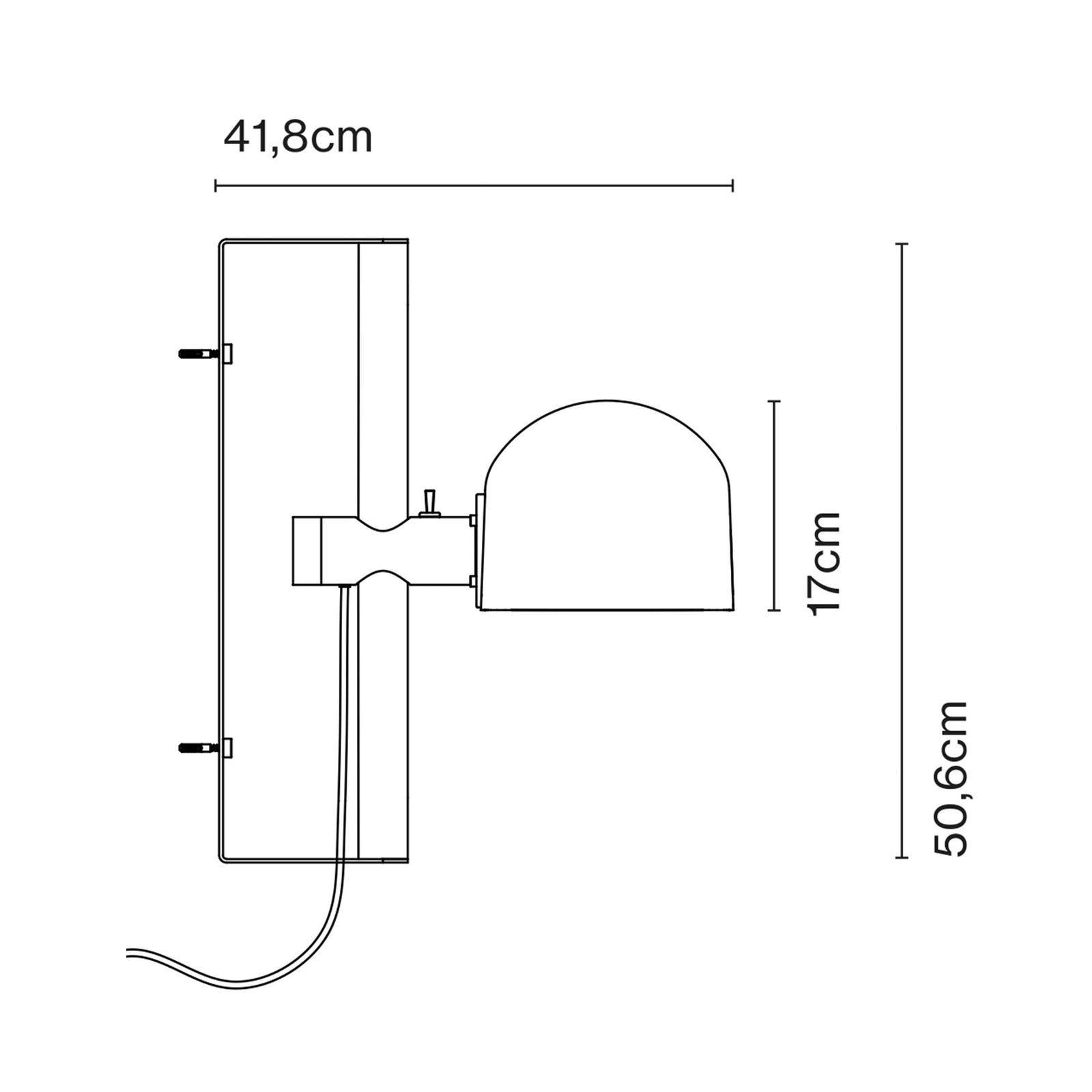 Marset Lauro E27 Wandleuchte 