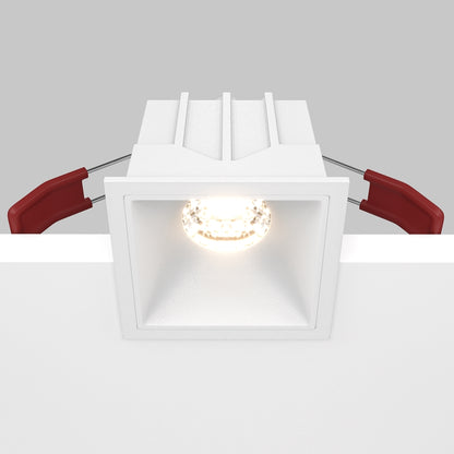 Maytoni Downlight Alfa LED 10 W 36° quadratische Einbauleuchte  weiß