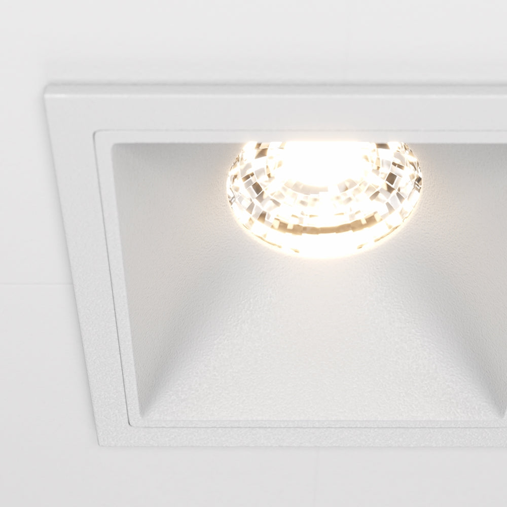 Maytoni Downlight Alfa LED 10 W 36° quadratische Einbauleuchte  weiß