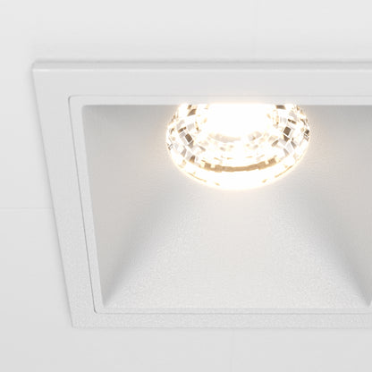 Maytoni Downlight Alfa LED 10 W 36° quadratische Einbauleuchte  weiß