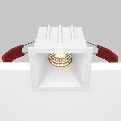 Maytoni Downlight Alfa LED 10 W 36° quadratische Einbauleuchte  weiß
