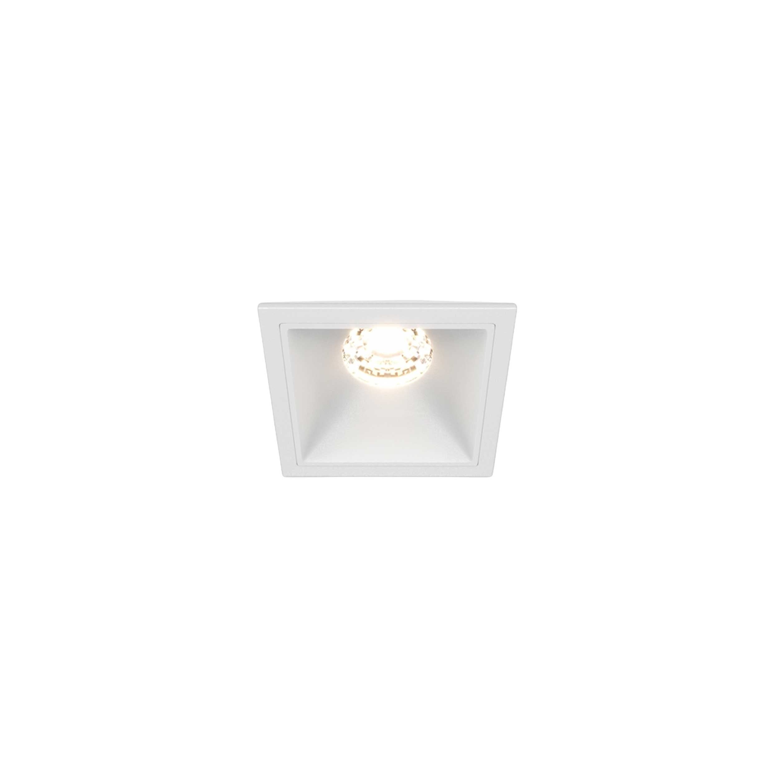 Maytoni Downlight Alfa LED 10 W 36° quadratische Einbauleuchte  weiß