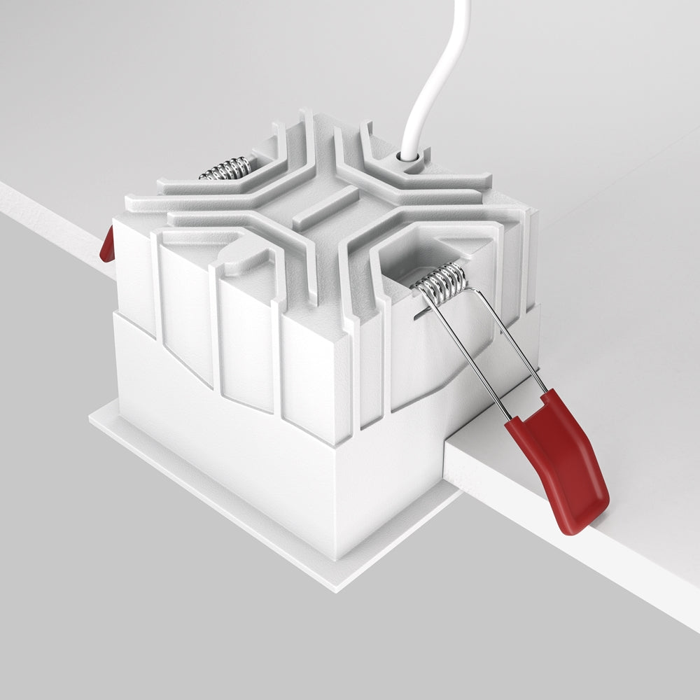 Maytoni Downlight Alfa LED 15 W 36° Einbau-Quadratleuchte  weiß