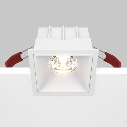 Maytoni Downlight Alfa LED 15 W 36° Einbau-Quadratleuchte  weiß
