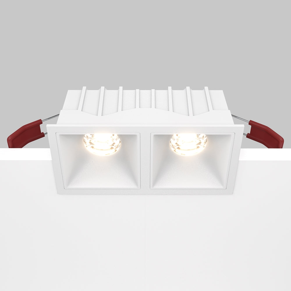 Maytoni Downlight Alfa LED 10 W 36° quadratische Einbauleuchte  weiß