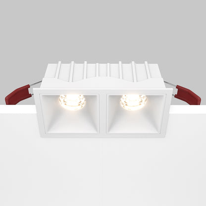 Maytoni Downlight Alfa LED 10 W 36° quadratische Einbauleuchte  weiß