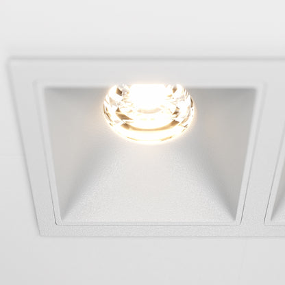 Maytoni Downlight Alfa LED 10 W 36° quadratische Einbauleuchte  weiß
