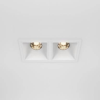 Maytoni Downlight Alfa LED 10 W 36° quadratische Einbauleuchte  weiß