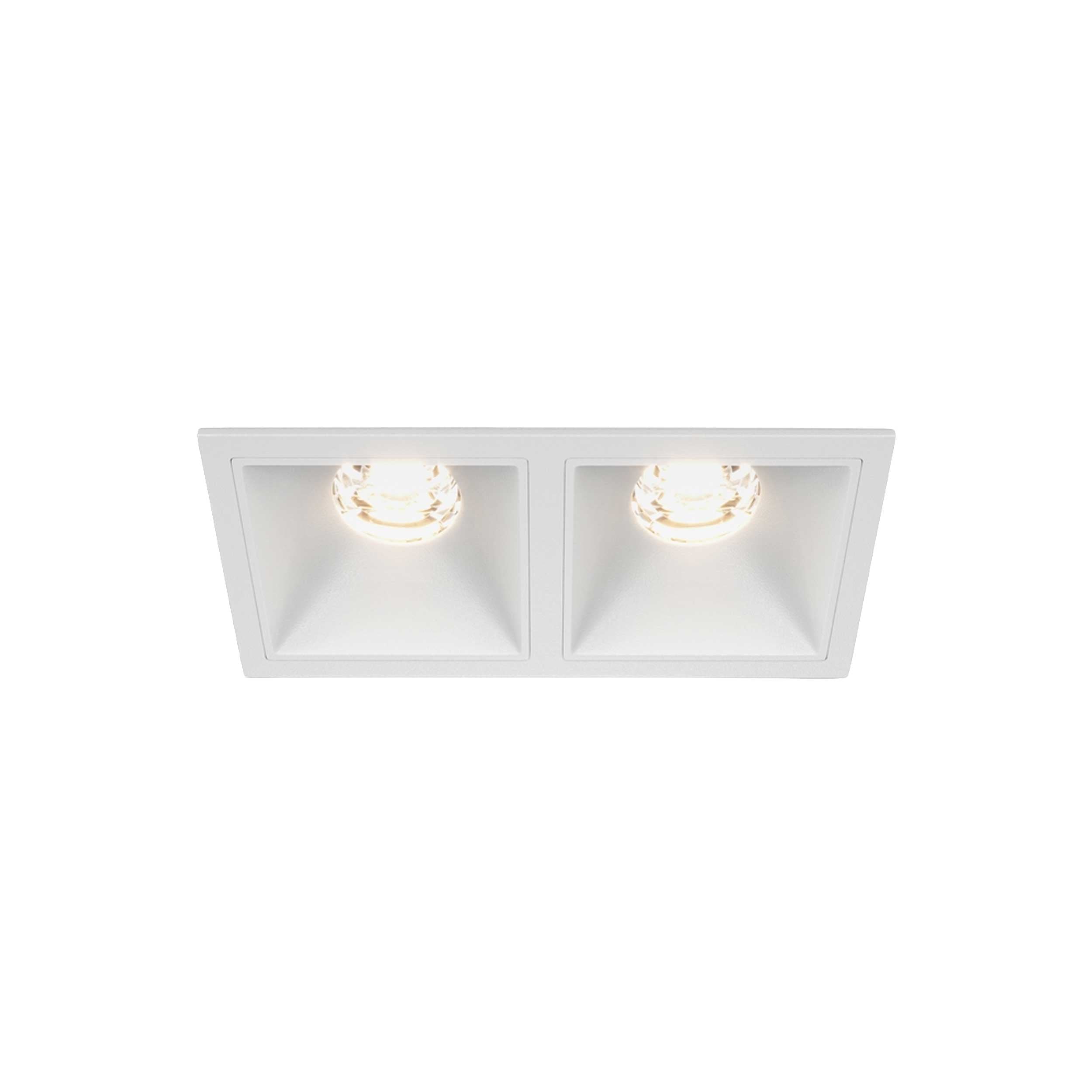 Maytoni Downlight Alfa LED 10 W 36° quadratische Einbauleuchte  weiß