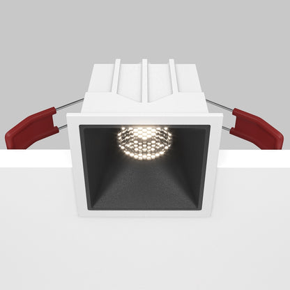Maytoni Downlight Alfa LED 10 W 36° Einbau-Quadratleuchte  schwarz