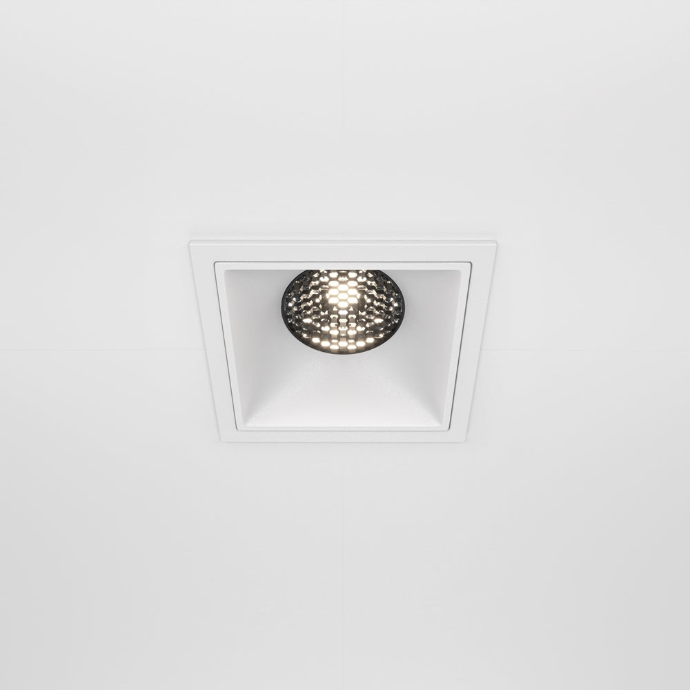 Maytoni Downlight Alfa LED 15 W 36° Einbau-Quadratleuchte  weiß