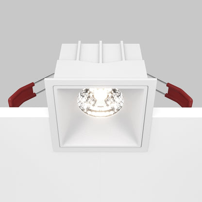 Maytoni Downlight Alfa LED 15 W 36° Einbau-Quadratleuchte  weiß