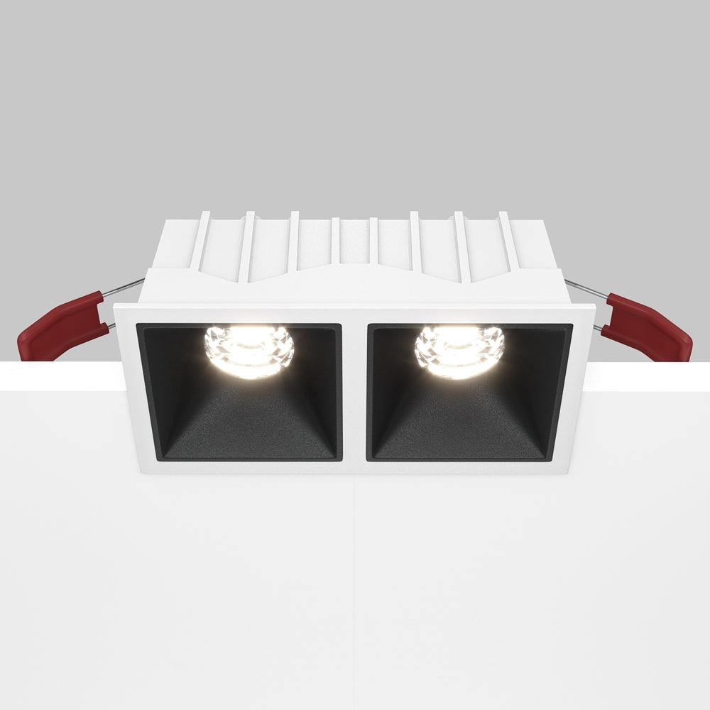 Maytoni Downlight Alfa LED 10 W 36° Einbau-Quadratleuchte  schwarz