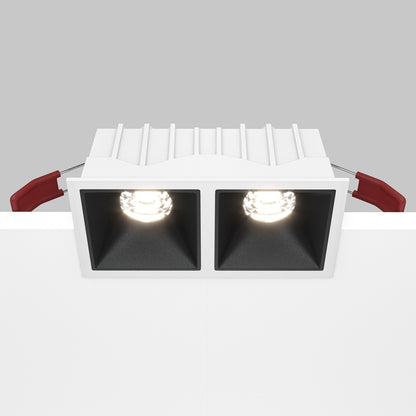 Maytoni Downlight Alfa LED 10 W 36° Einbau-Quadratleuchte  schwarz