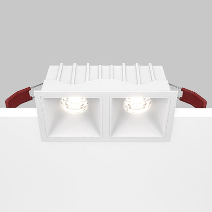 Maytoni Downlight Alfa LED 10 W 36° quadratische Einbauleuchte  weiß