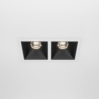Maytoni Downlight Alfa LED 10 W 36° Einbau-Quadratleuchte  schwarz