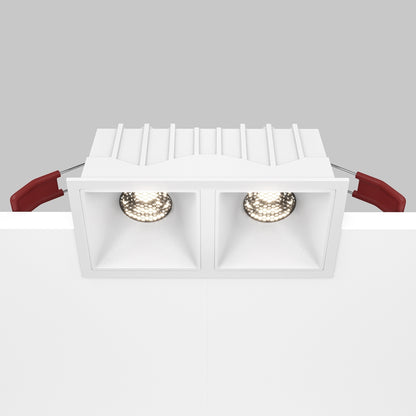 Maytoni Downlight Alfa LED 10 W 36° quadratische Einbauleuchte  weiß