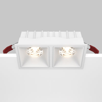 Maytoni Downlight Alfa LED 15 W 36° Einbau-Quadratleuchte  weiß