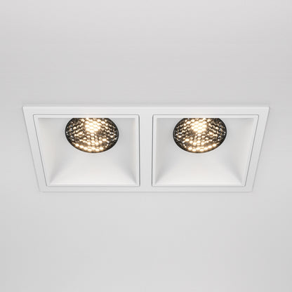 Maytoni Downlight Alfa LED 15 W 36° Einbau-Quadratleuchte  weiß