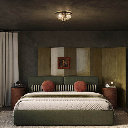 Maytoni Kronleuchter Basfor E14, Anbauleuchte aus Kristall 