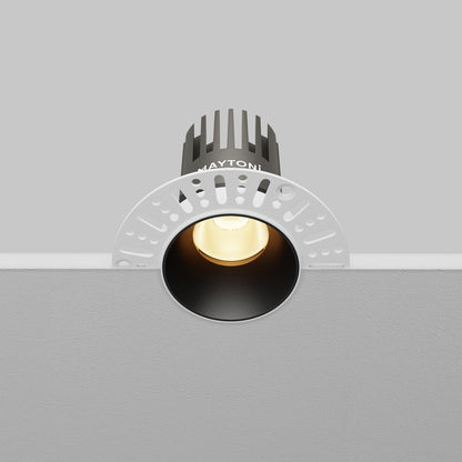 Maytoni Downlight Dip LED 50° Einbau-Rundleuchte  schwarz
