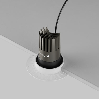 Maytoni Downlight Dip LED 50° Einbau-Rundleuchte  schwarz