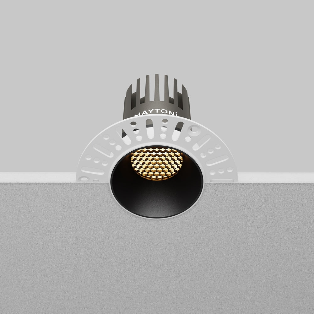 Maytoni Downlight Dip LED 50° Einbau-Rundleuchte  schwarz