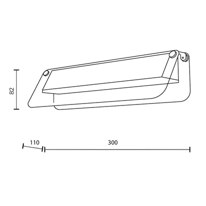 Maytoni Flat LED Wandleuchte 