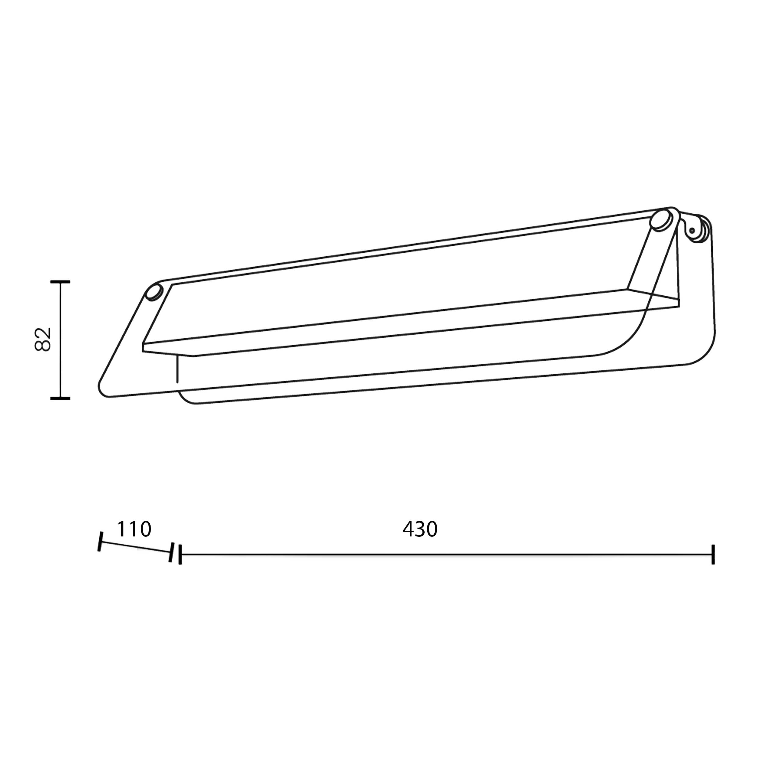 Maytoni Flat LED Wandleuchte 