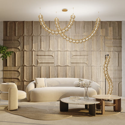 Maytoni Golden Cage LED Stehleuchte 