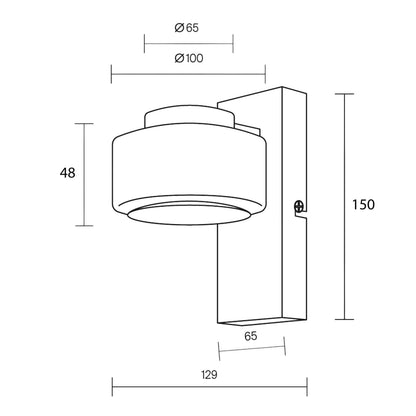 Maytoni Onyx LED Wandleuchte 
