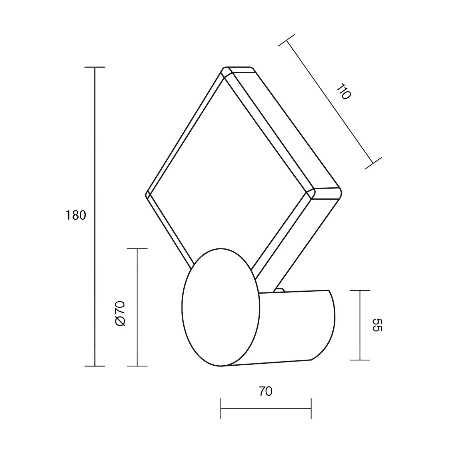 Maytoni Quadro LED Wandleuchte 