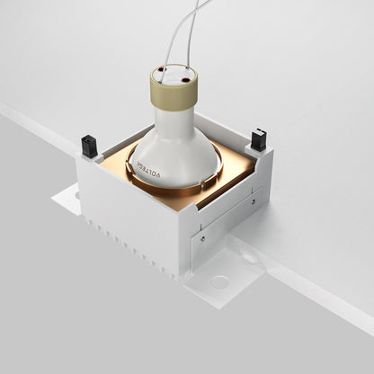 Maytoni Downlight Share GU10, quadratische Einbauleuchte 