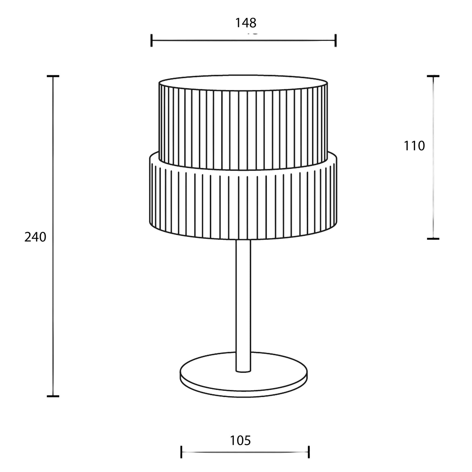 Maytoni Scala LED Tischlampe 