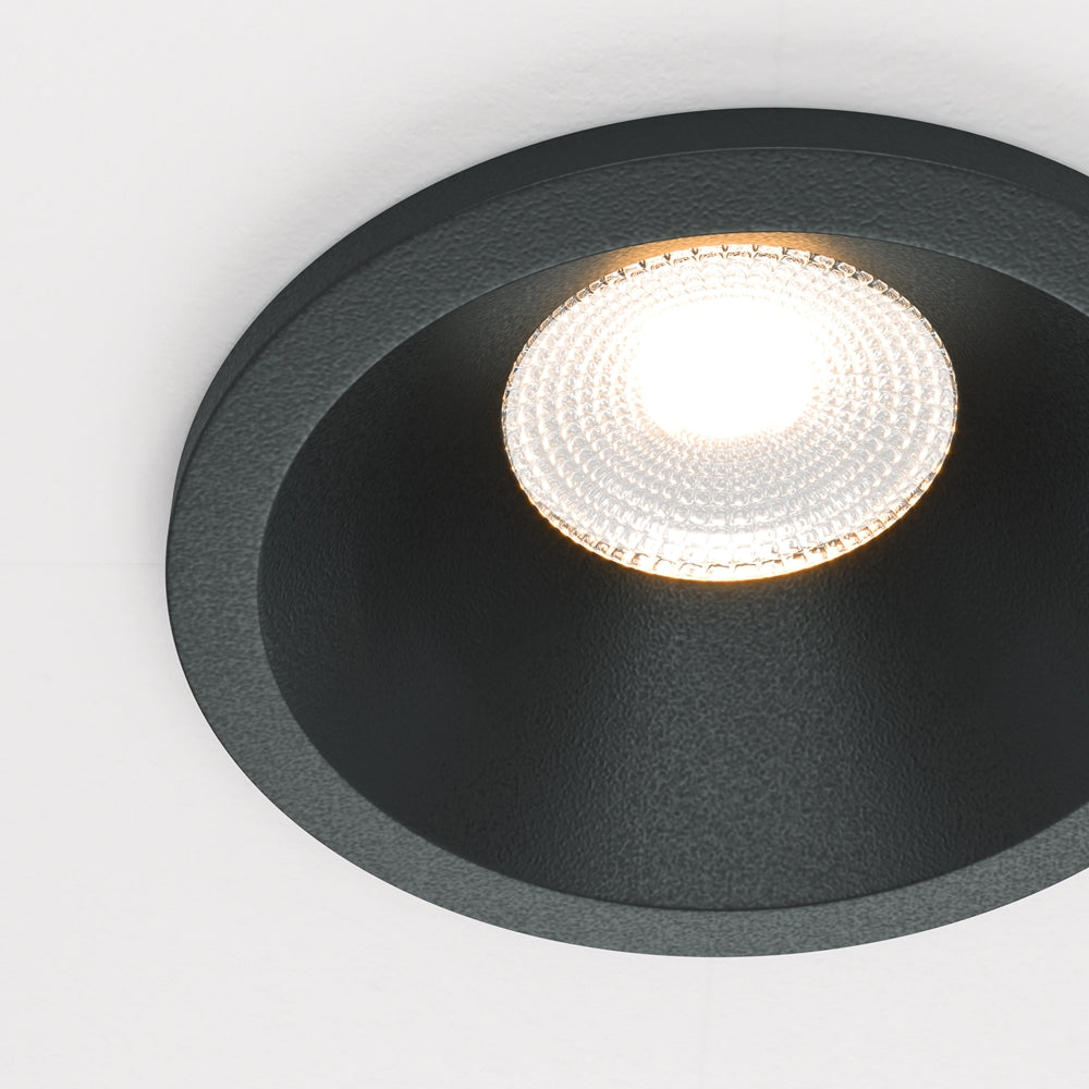 Maytoni Downlight Zoom LED 60° Einbau-Rundleuchte  schwarz