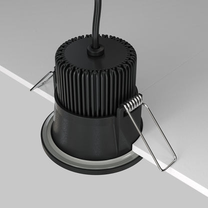 Maytoni Downlight Zoom LED 60° Einbau-Rundleuchte  schwarz