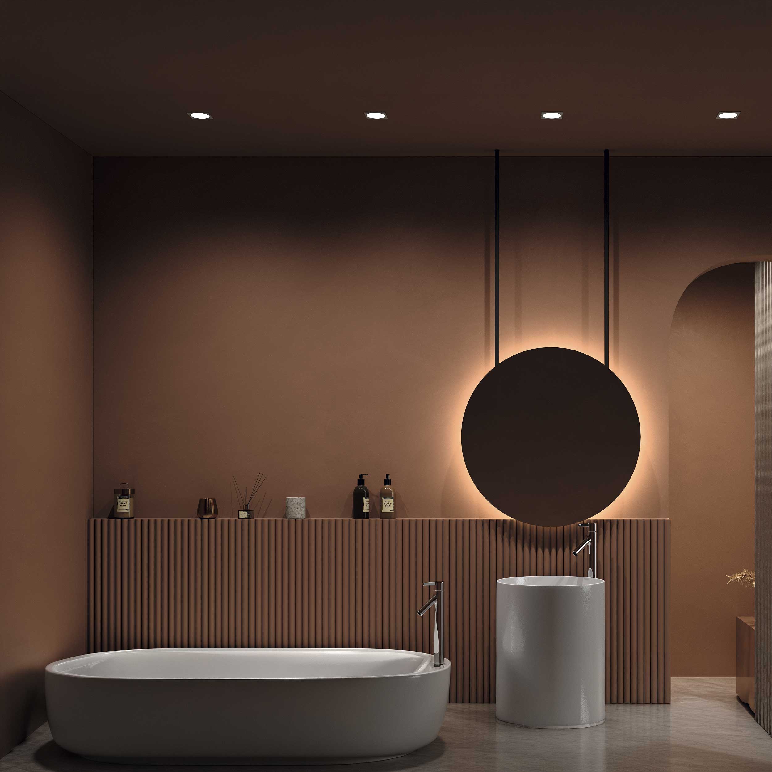 Maytoni Downlight Zoom LED 60° Einbau-Rundleuchte  schwarz