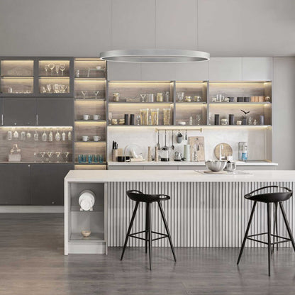 Nova Luce Elowen LED-Pendelleuchte rund