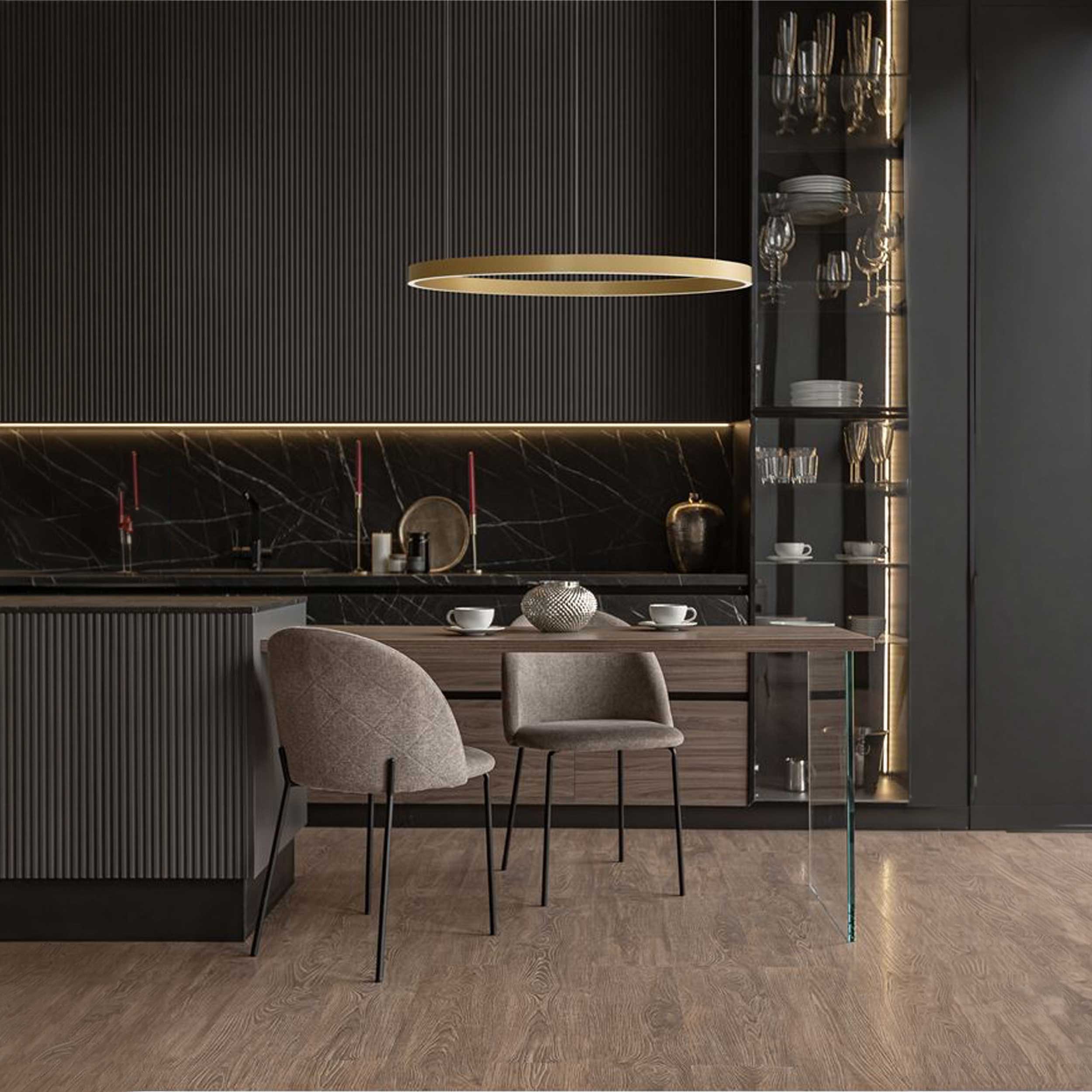 Nova Luce Elowen LED-Pendelleuchte rund